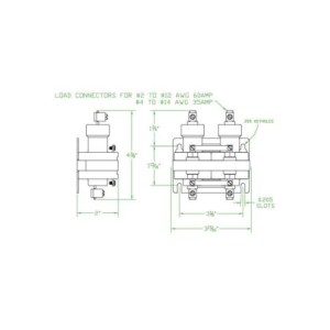 35A 2P 24Vdc Mercury Contactor