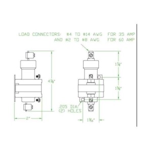 35A 1P 120Vac Mercury Contactor