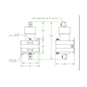 100A 1P 24Vdc Mercury Contactor