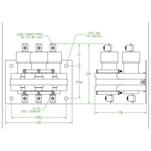100A 3P 120Vac Mercury Contactor