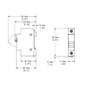 Fuse Holder 30A 1P 600V ac~dc