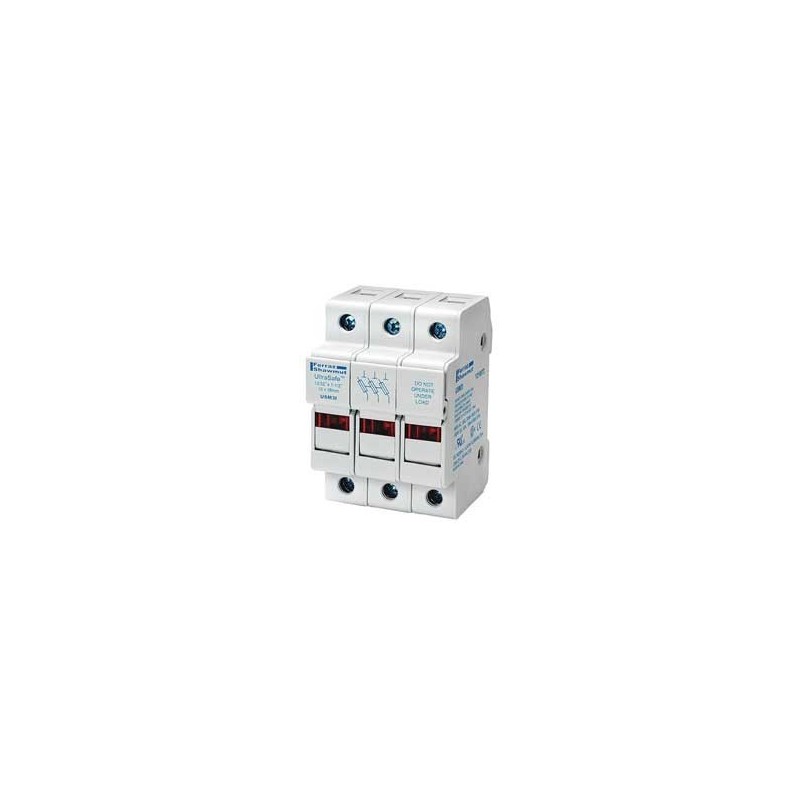 Fuse Holder 30A 3P 600V ac~dc