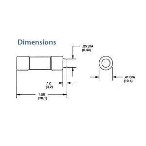 ATMR1/10 Shawmut 1/10-A 600V ac~dc Amp-Trap Fuse