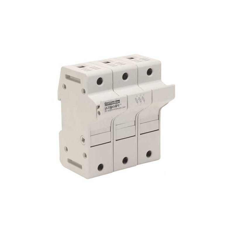 30A 3P 600V ac~dc Ultrasafe Class J Fuse Holder