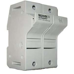 60A 2P 600V ac~dc Ultrasafe Class J Fuse Holder