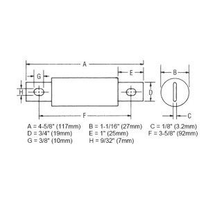 AJT35 Shawmut 35A 600Vac 500Vdc Time-Delay Fuse