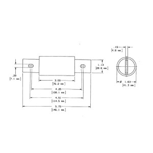 HSJ35 Shawmut 35A 600Vac 500Vdc High Speed Fuse