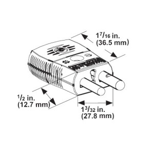 Standard Size Male Plug 'J' Thermocouple | SCM-J-WAT