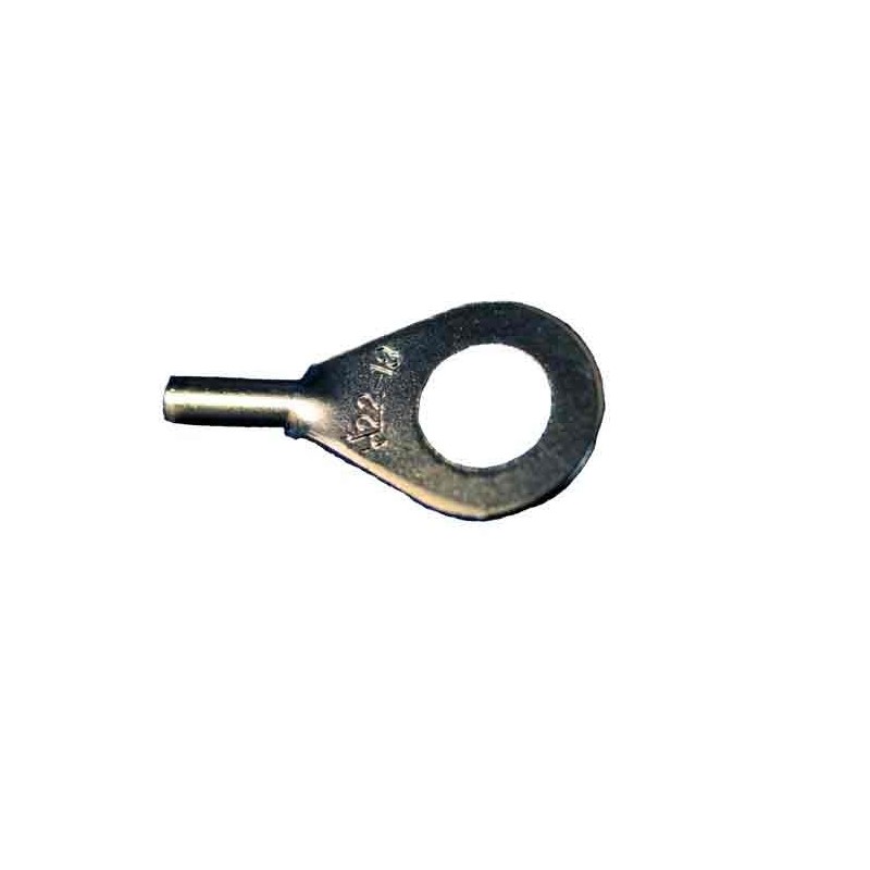 22-18 Wire Gauge No.1/4" Stud Ring Terminal