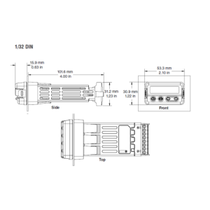 PM3C1CC-AAAAAAA Dimensions