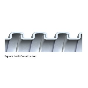 1/4" Stainless Steel Square Lock Hose