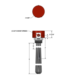 Immersion Heater Screw Plug | BLR717L3S
