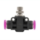 Push-In Air Fitting Flow Valve 1/8