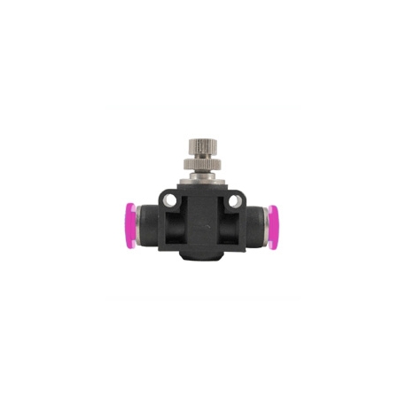 Push-In Air Fitting Flow Valve 1/2"