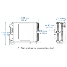 Right Angle Screw Connector