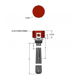 BLR714L3S | Screw Plug Dimensions